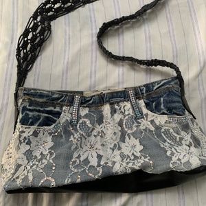 demin crafted crossbody